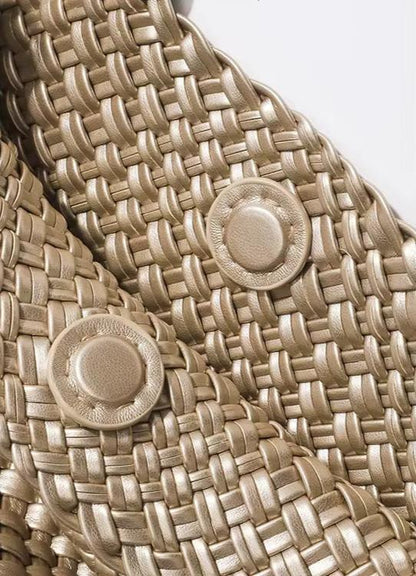 Sac cabas femme tissé luxe