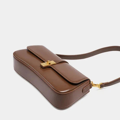 Sac bandoulière doré tendance femme