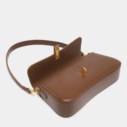 Sac bandoulière doré tendance femme