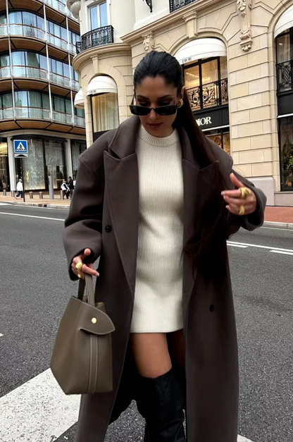 Noëlle – Manteau Oversize Élégant