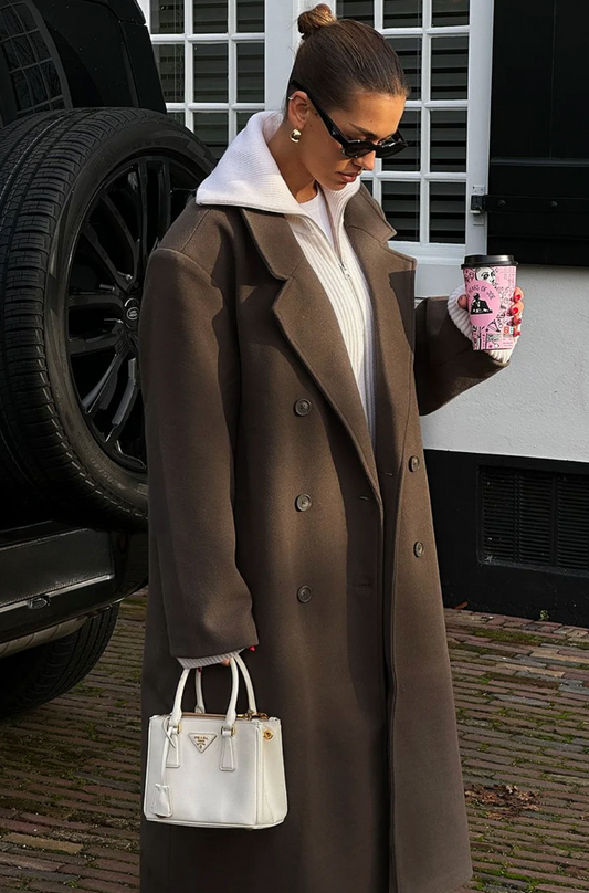 Noëlle – Manteau Oversize Élégant