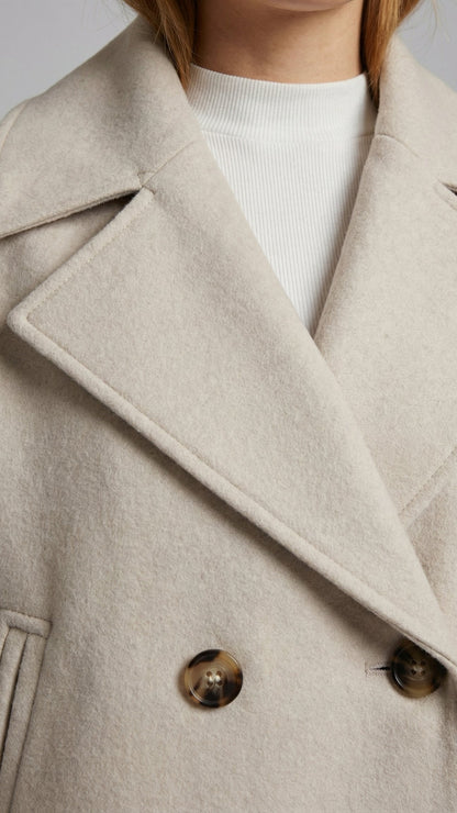 Veste courte femme croisée | style trench