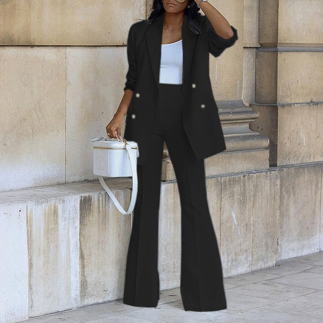 Ensemble blazer femme élégant deux pièces