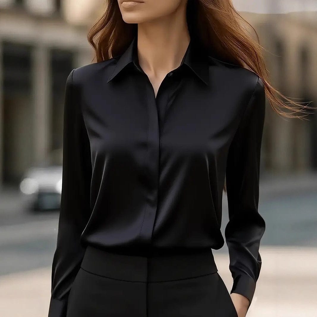 Blouse Femme Intemporelle à Col Chemise | Boutonnée