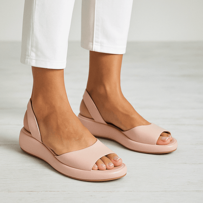 Sandales Slingback Femme à Bout Ouvert | Antidérapantes