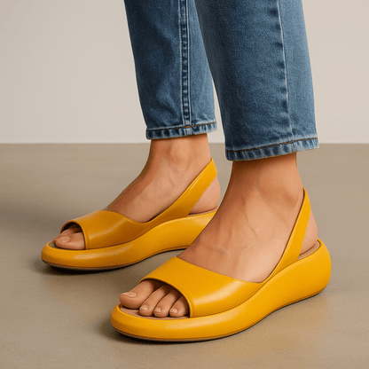 Sandales Slingback Femme à Bout Ouvert | Antidérapantes