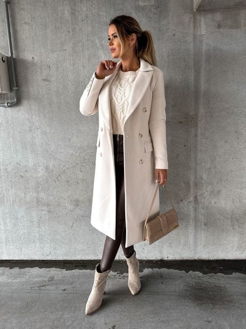 Trench Femme Croisé | Coupe Longue Élégante