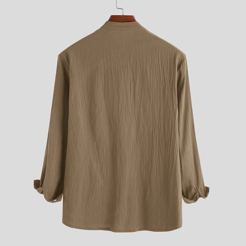 Chemise casual manches longues homme