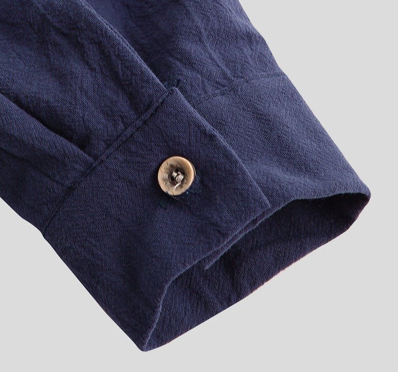 Chemise casual manches longues homme