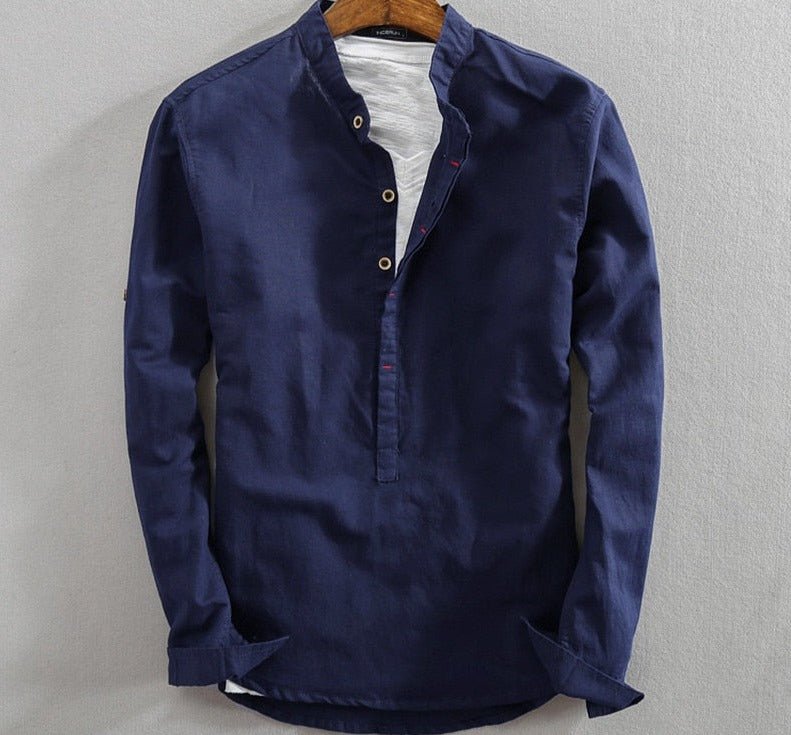 Chemise casual manches longues homme