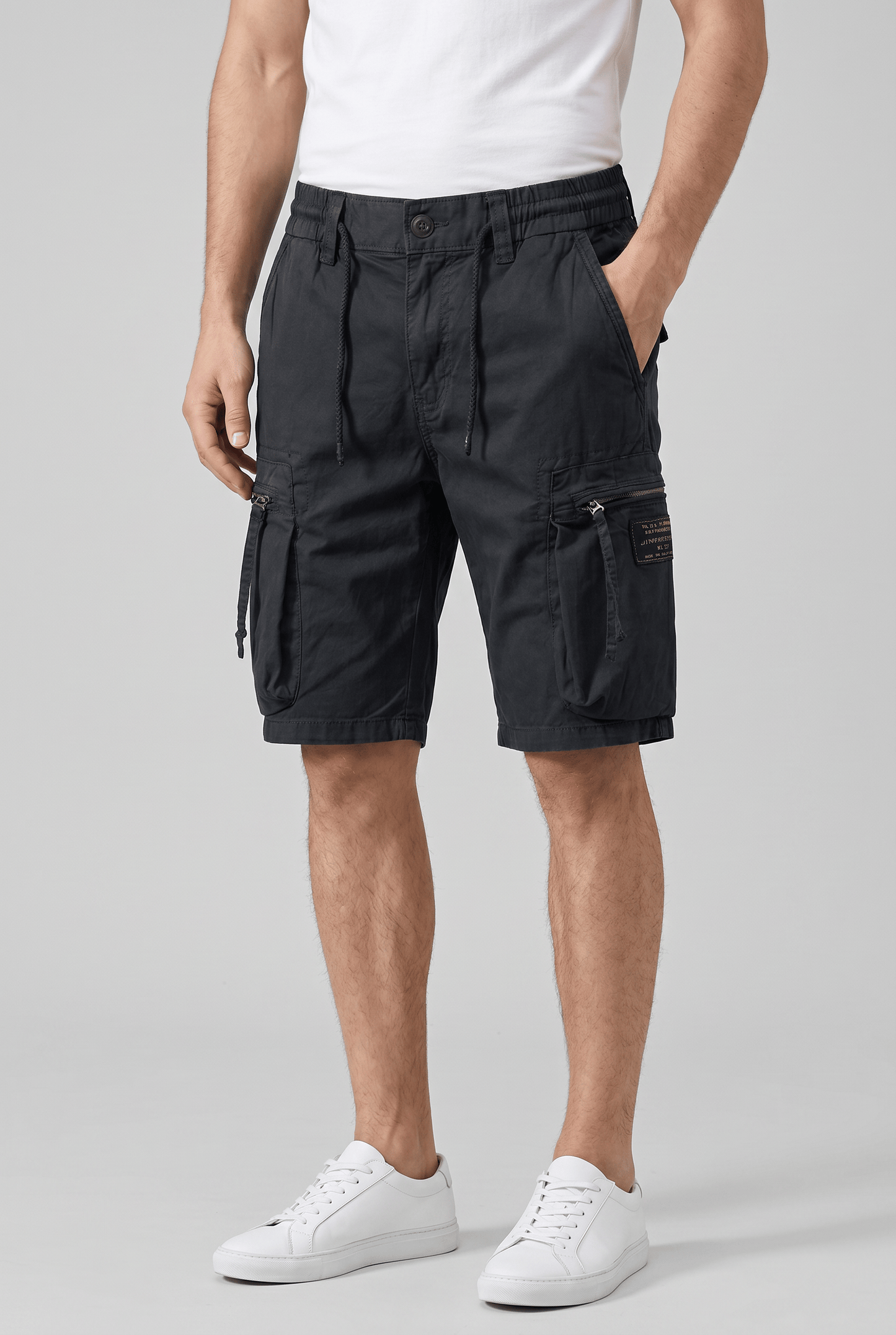 Short Cargo Tactique Homme | Taille à Cordon & Multi-Poches