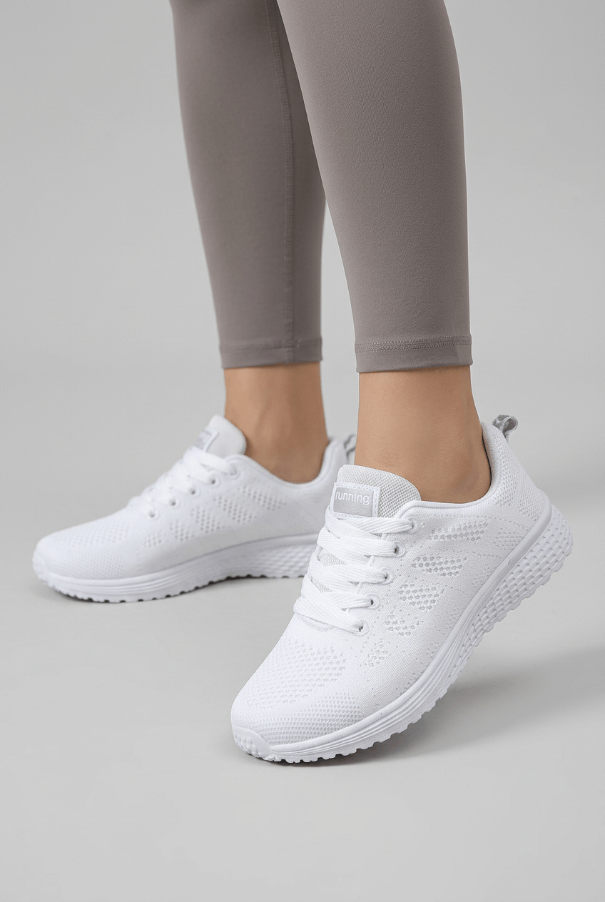 Baskets Femme à Lacets | Bout Rond & Petit Talon