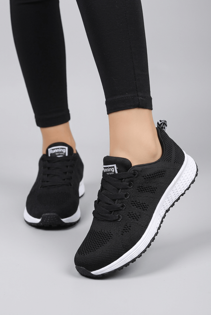 Baskets Femme à Lacets | Bout Rond & Petit Talon