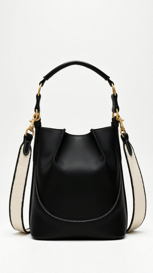 Sac seau femme bandoulière similicuir