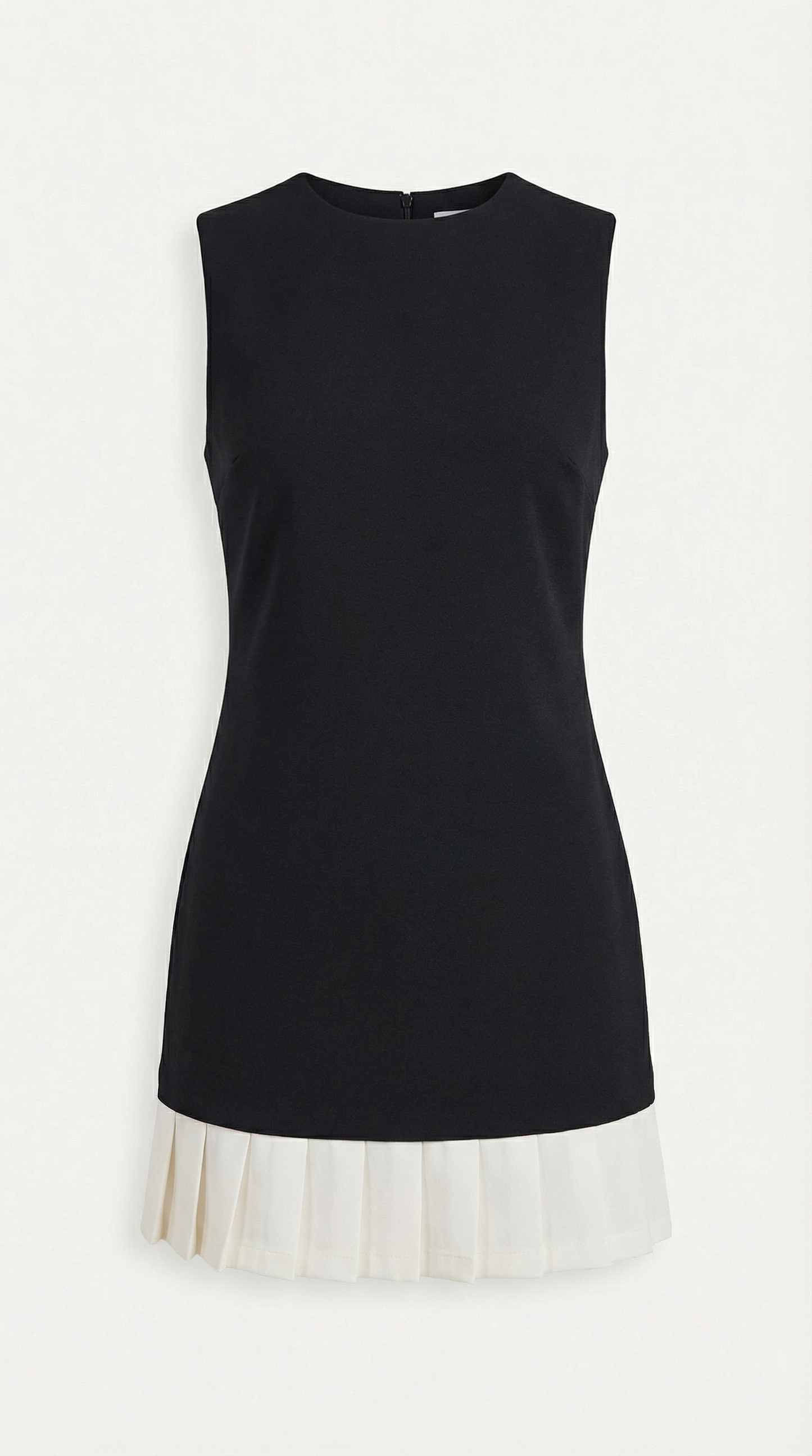 Robe mini trapèze femme sans manches