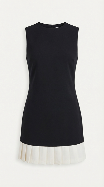 Robe mini trapèze femme sans manches