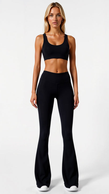 Guêtres évasé taille haute femme