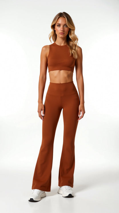 Guêtres évasé taille haute femme