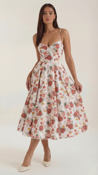 Robe midi tulle femme élégante