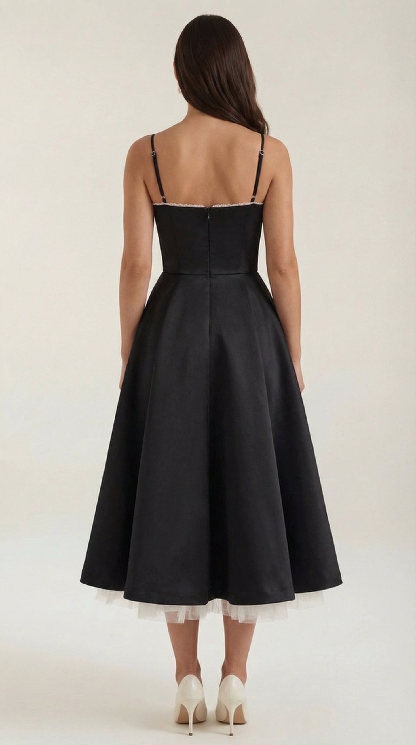 Robe midi tulle femme élégante
