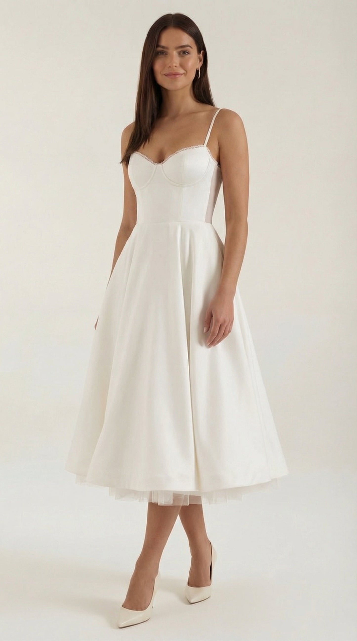 Robe midi tulle femme élégante