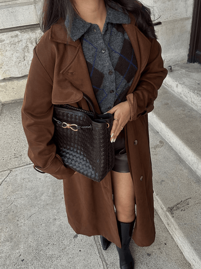 Sac à main tissé femme vegan