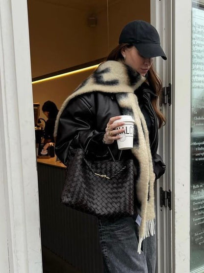 Sac à main tissé femme vegan