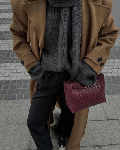 Sac à main tissé femme vegan